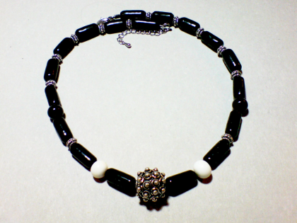 Kette Black Silver